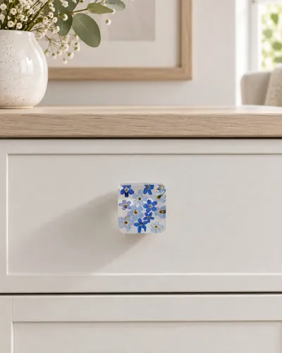 Gałka meblowa Niezapominajka (Myosotis)