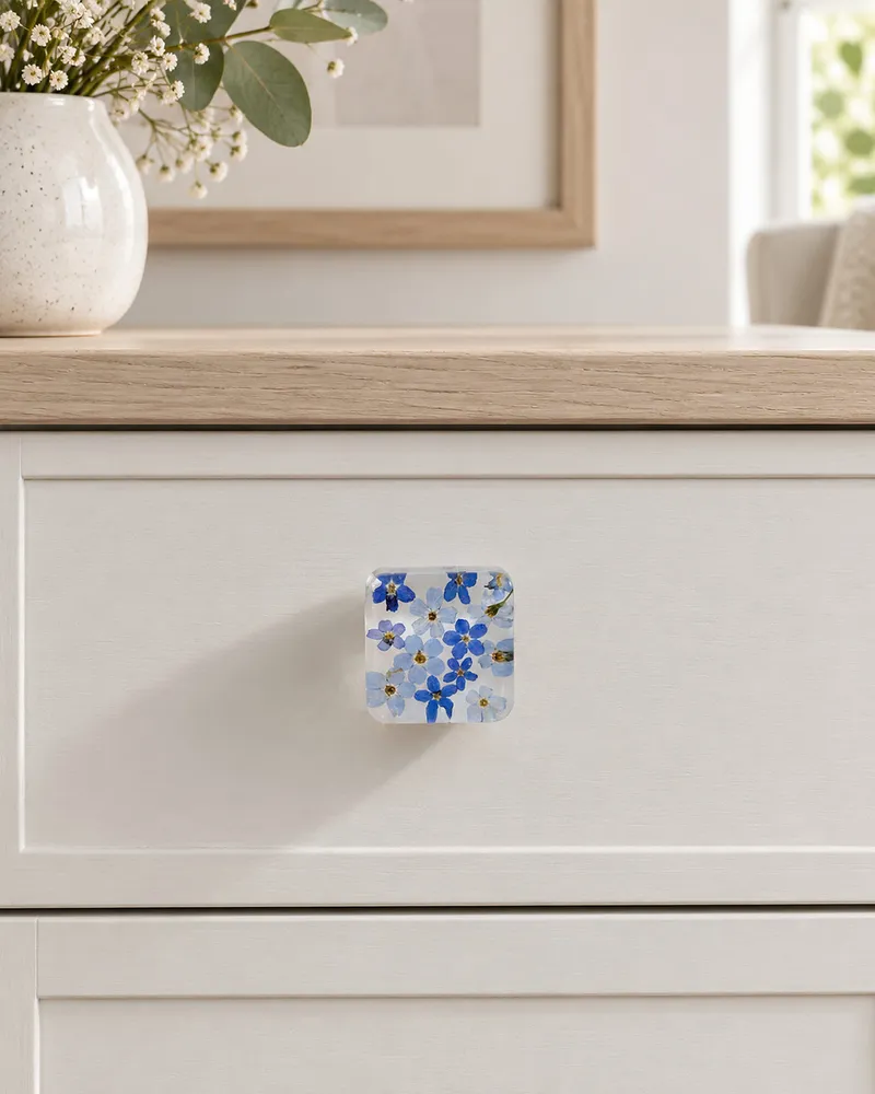 Gałka meblowa Niezapominajka (Myosotis)