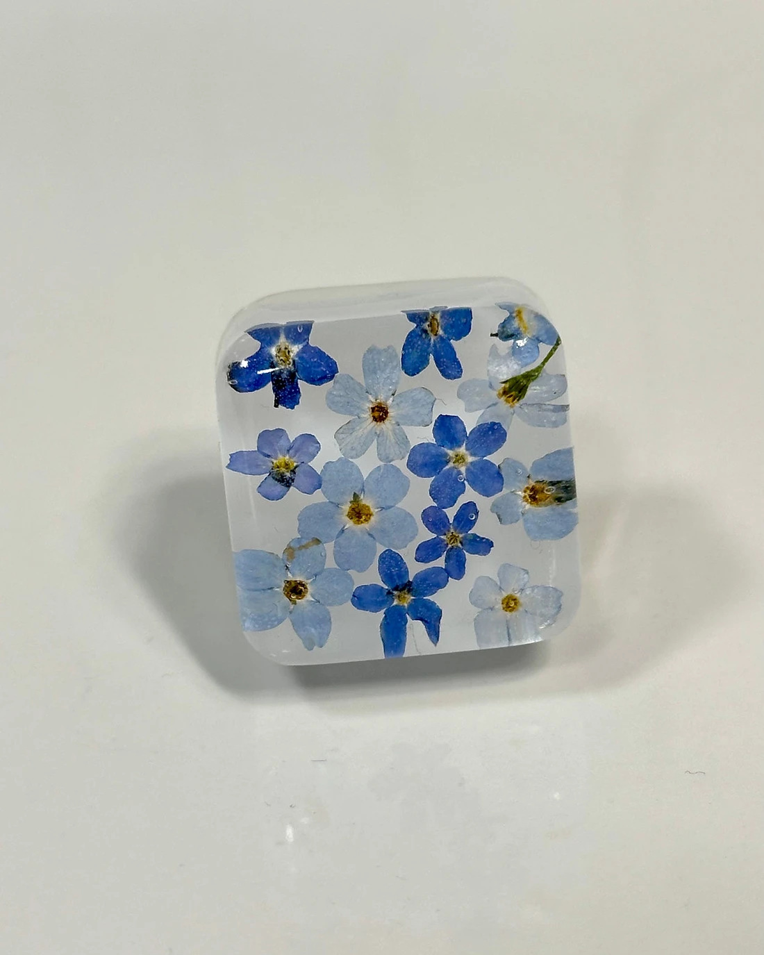 Gałka meblowa Niezapominajka (Myosotis) · gałka licem