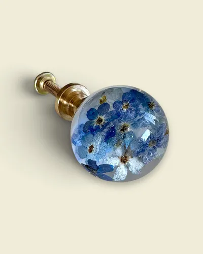 Gałka meblowa Niezapominajka (Myosotis)